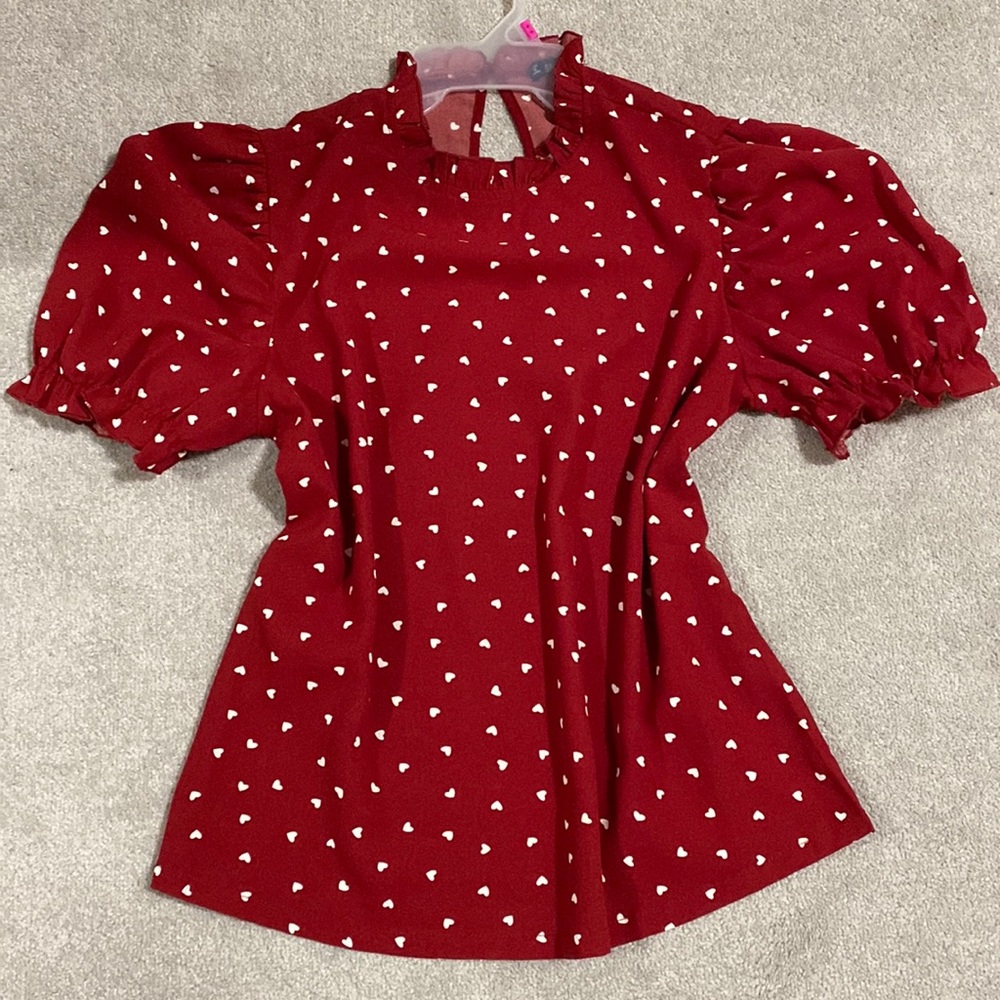 Red hearts shirt